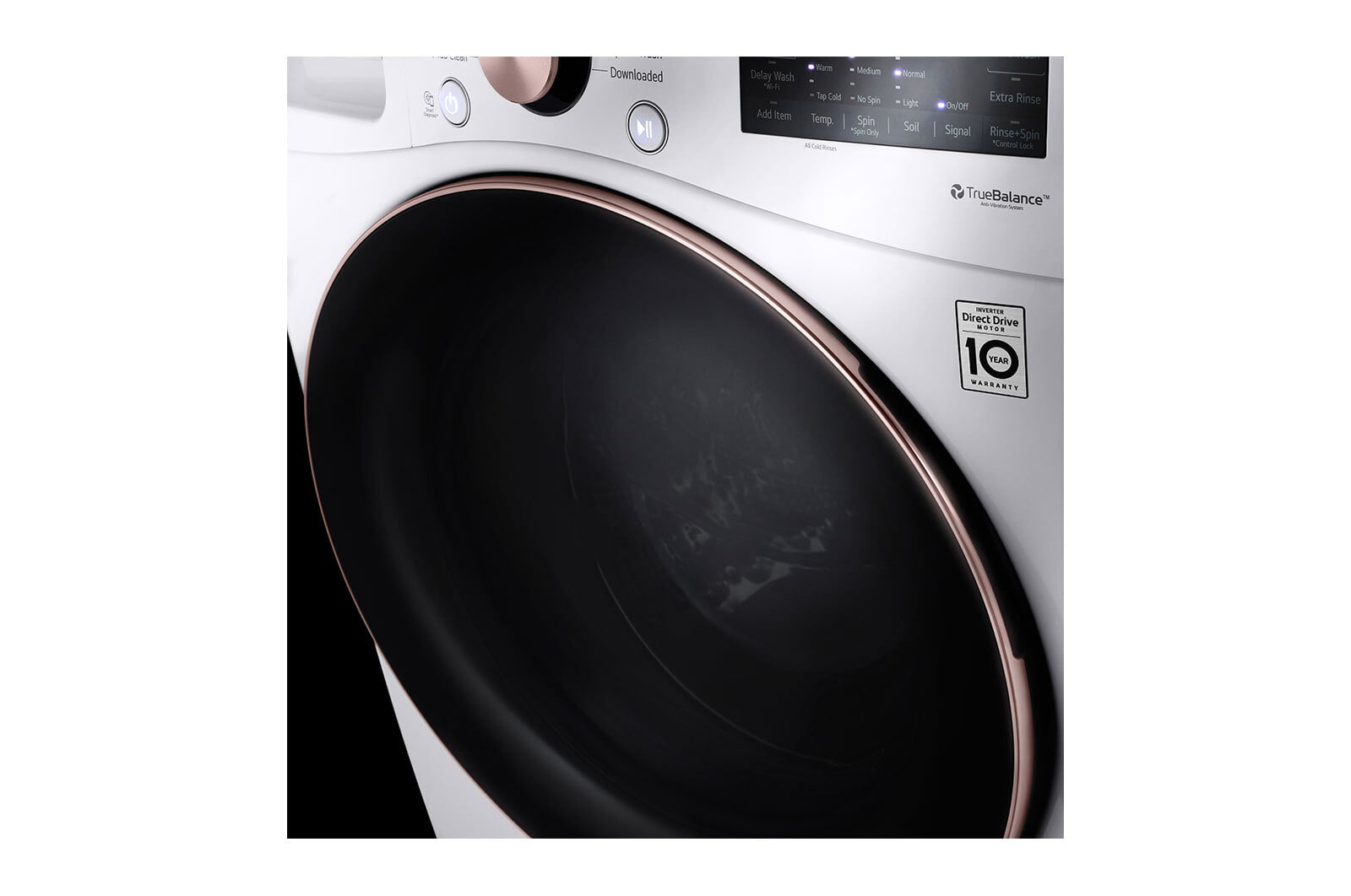 Lg WM4000HWA 4.5 Cu. Ft. Ultra Large Capacity Smart Wi-Fi Enabled Front Load Washer With Turbowash™ 360(Degree) And Built-In Intelligence