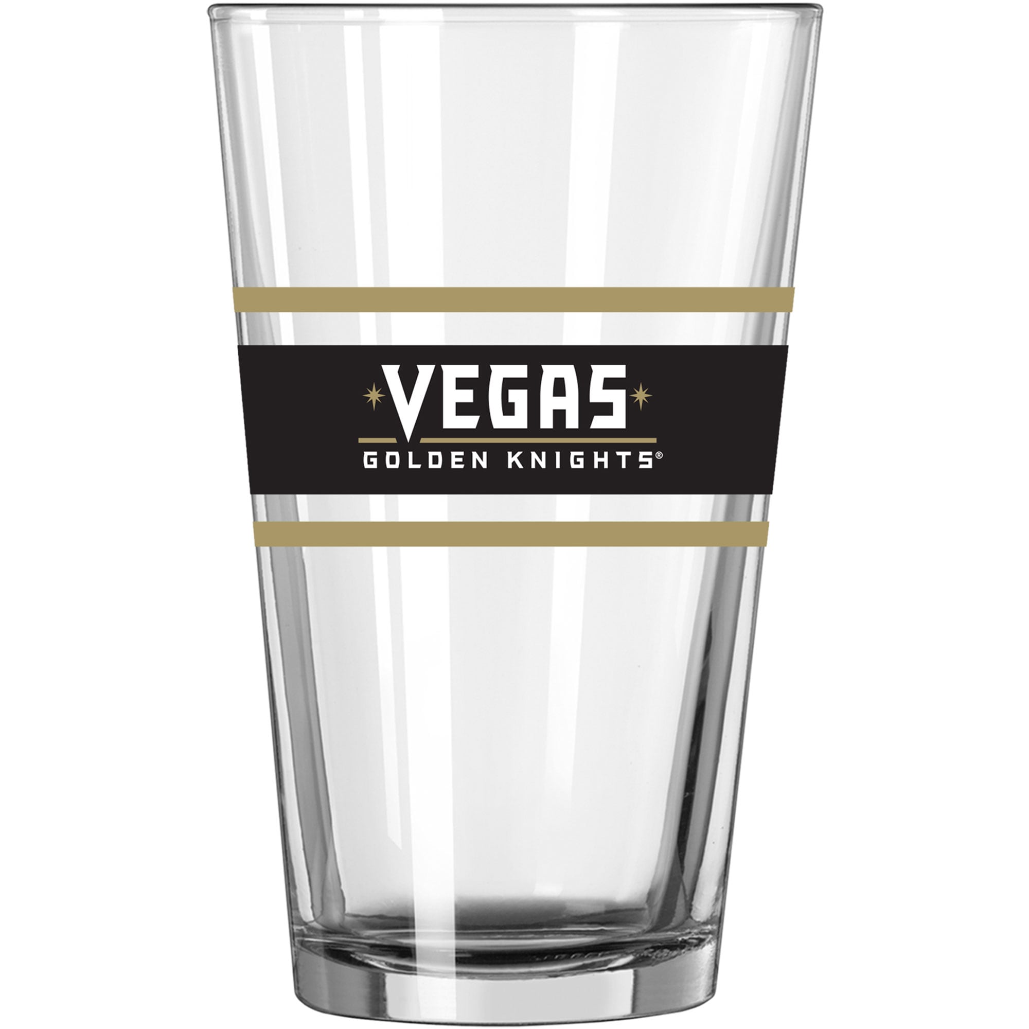 Vegas Golden Knights 16oz. Stripe Pint Glass