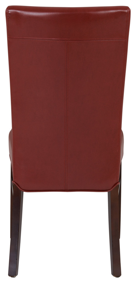 Milton Bonded Leather Dining Chair  (Set Of 2)   Contemporary   Dining Chairs   by New Pacific Direct Inc.  Houzz