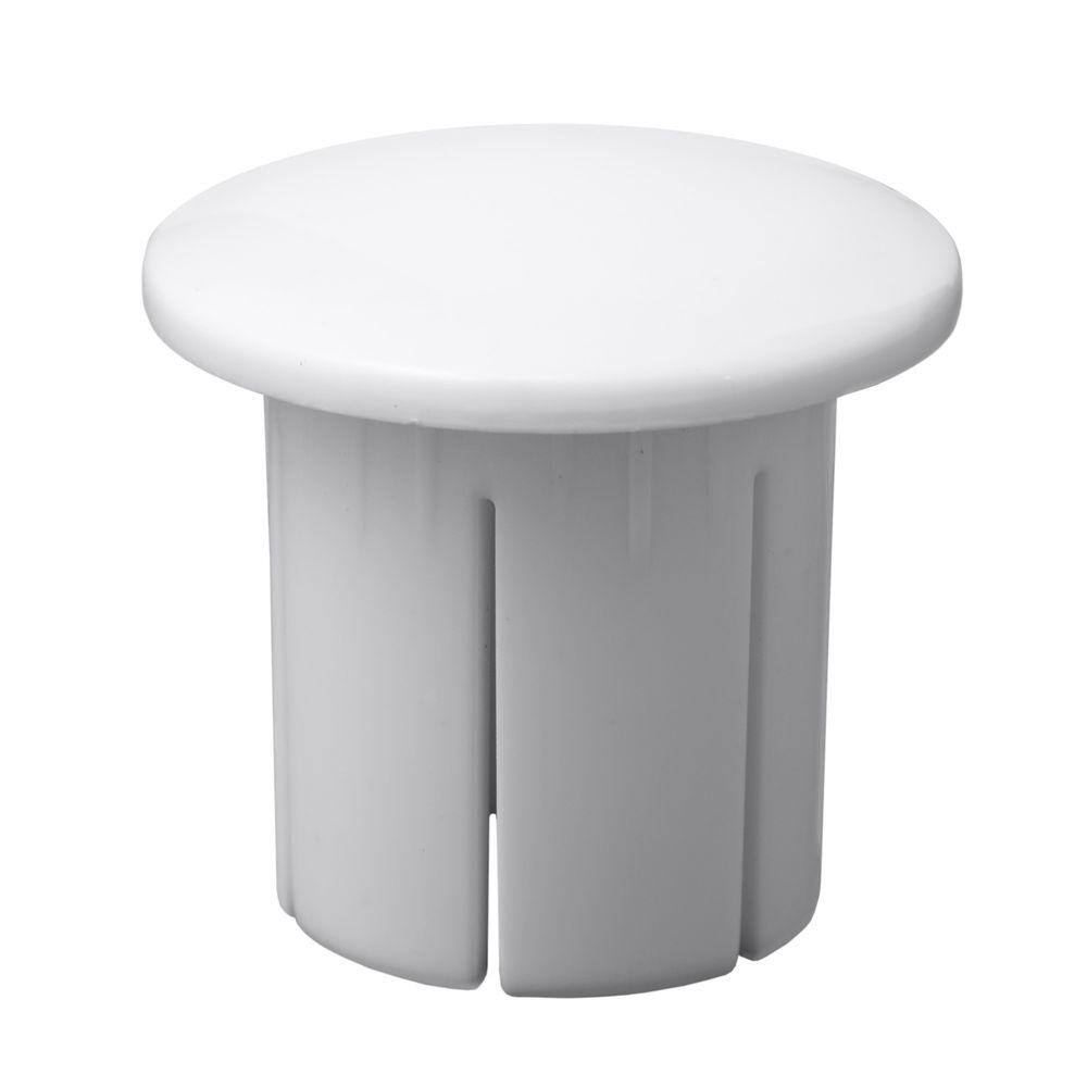 White ADA Hand Rail End Cap 235972
