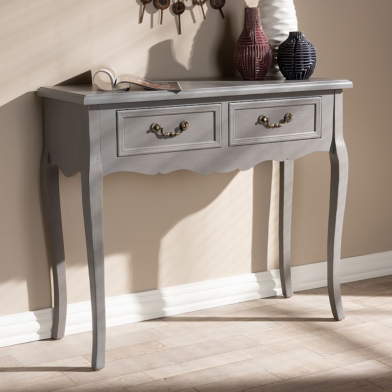 Baxton Studio Capucine White Console Table