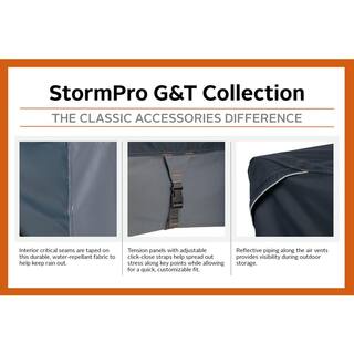 Classic Accessories StormPro 82 in. L x 50 in. W x 47 in. H Large Rainproof Heavy-Duty Tractor Cover 52-240-041001-EC