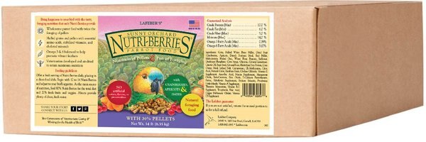 Lafeber Sunny Orchard Nutri-Berries Parrot Food