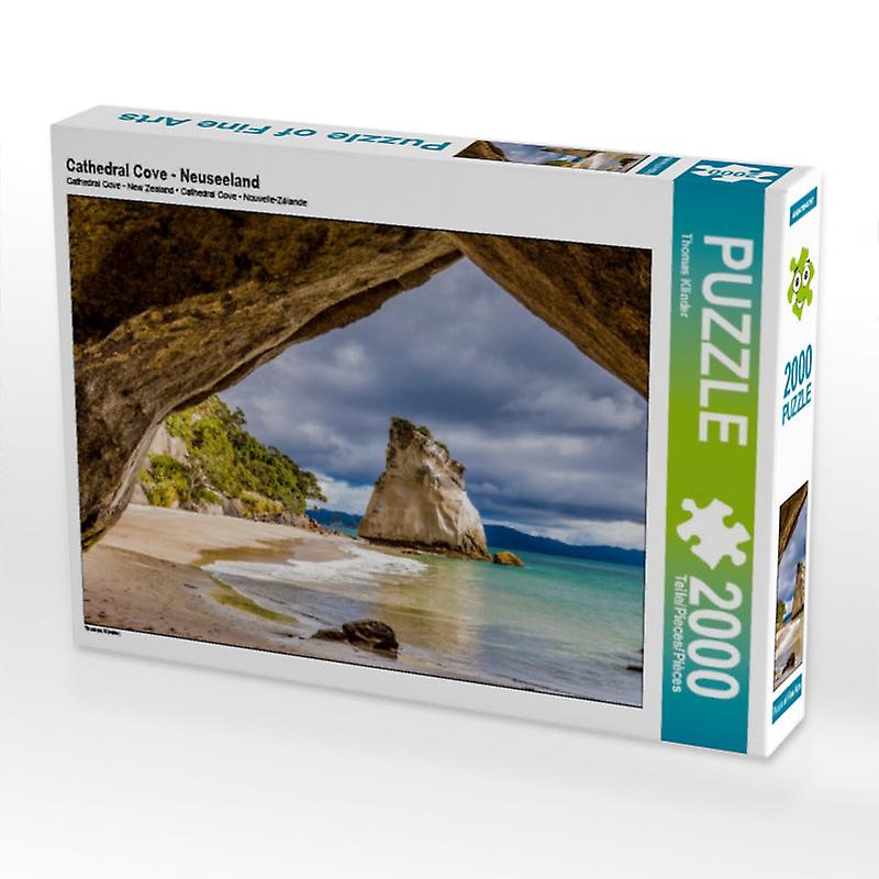 Cathedral cove - neuseeland - calvendo foto-puzzle