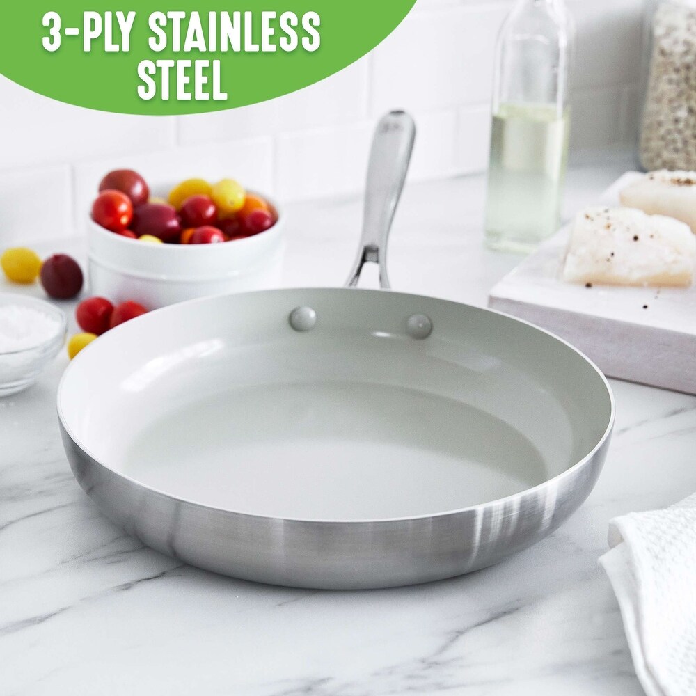 GreenLife Healthy Ceramic Nonstick Stainless Steel Pro 11\