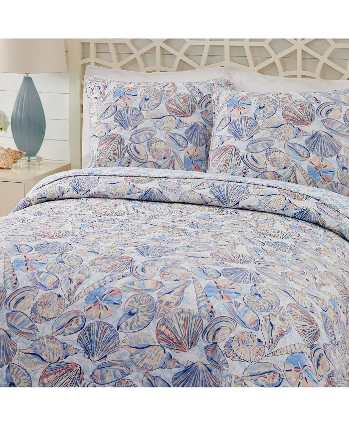 Vera Bradley Morning Shells 2-Piece Quilt Set， Twin