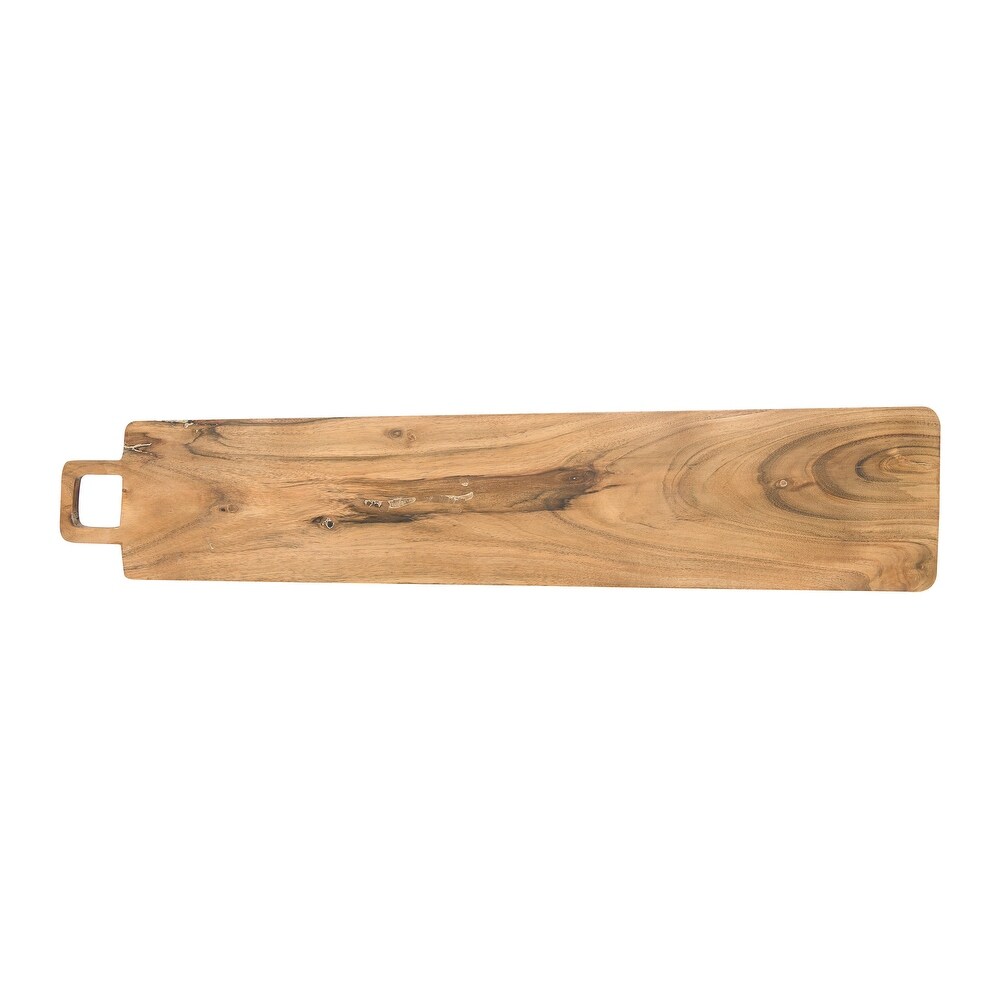 Acacia Wood Cheese/Cutting Board with Handle