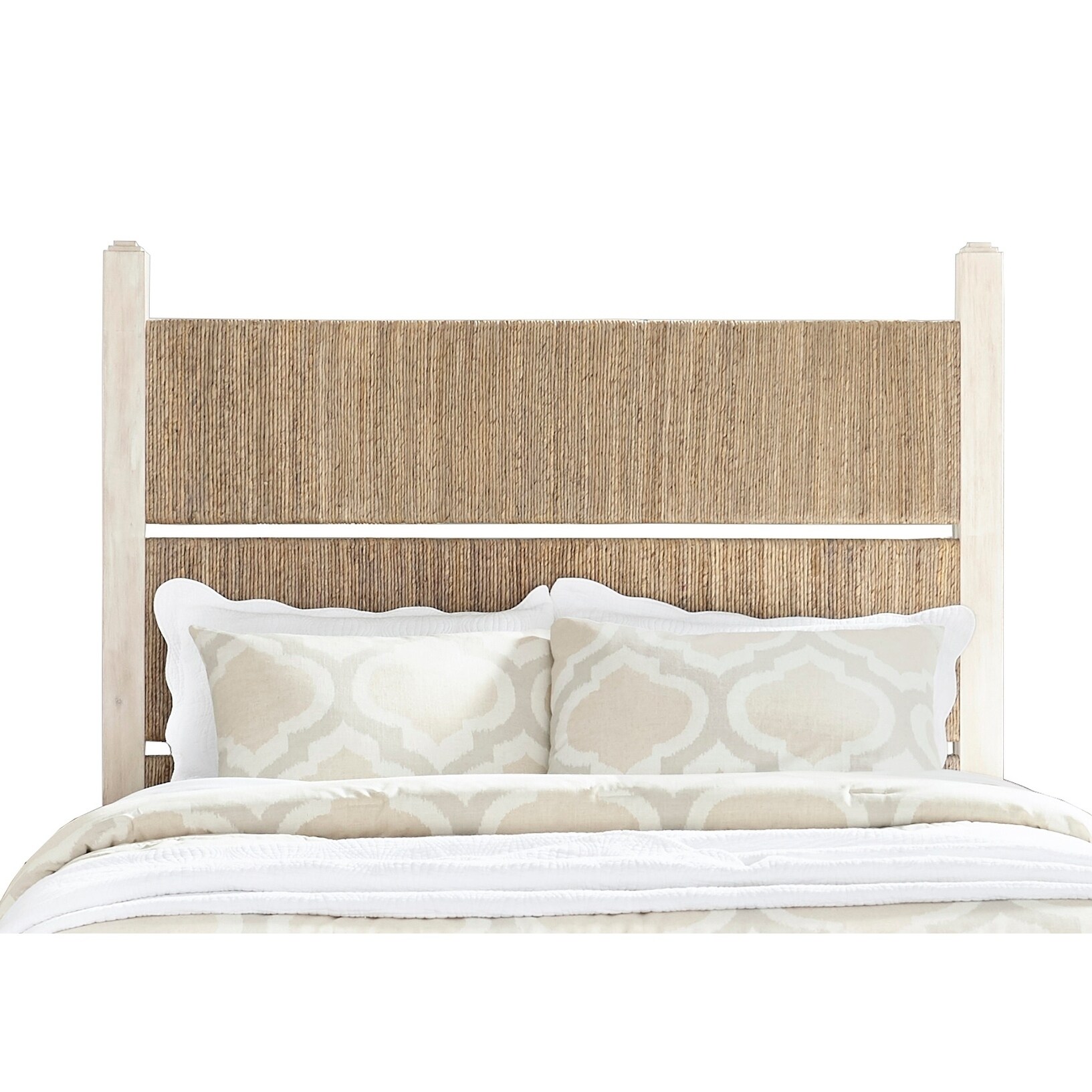 Graphite Wood and Woven Headboard by Panama Jack - - 28234733