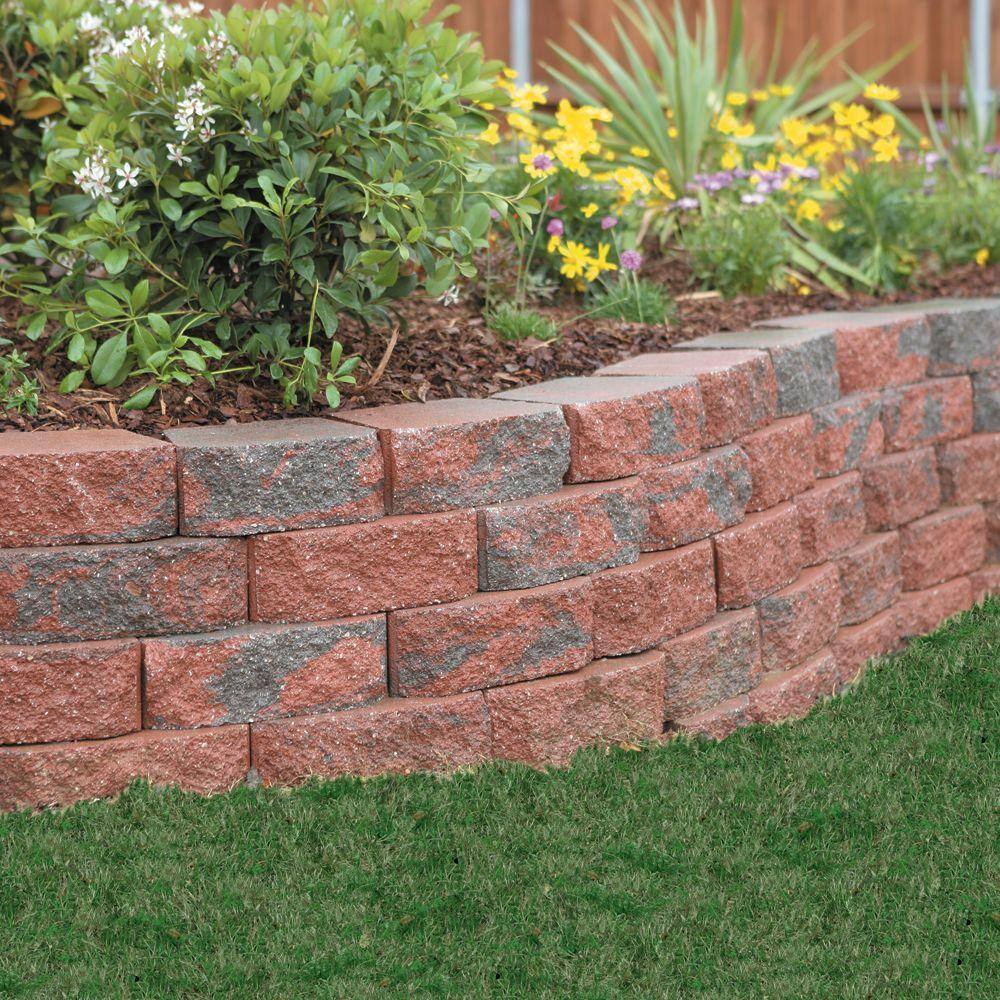 Pavestone 4 in. x 11.75 in. x 6.75 in. Oaks Blend Concrete Retaining Wall Block (144 Pcs.  46.5 sq. ft.  Pallet) 81188