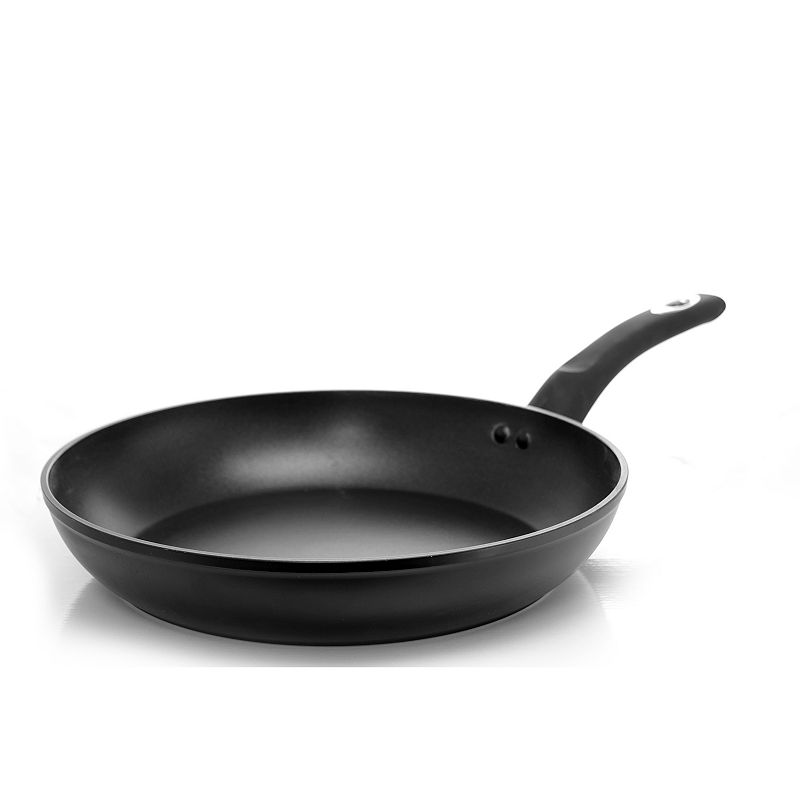 Oster Cocina Allston 12 Inch Aluminum Nonstick Frying Pan in Black