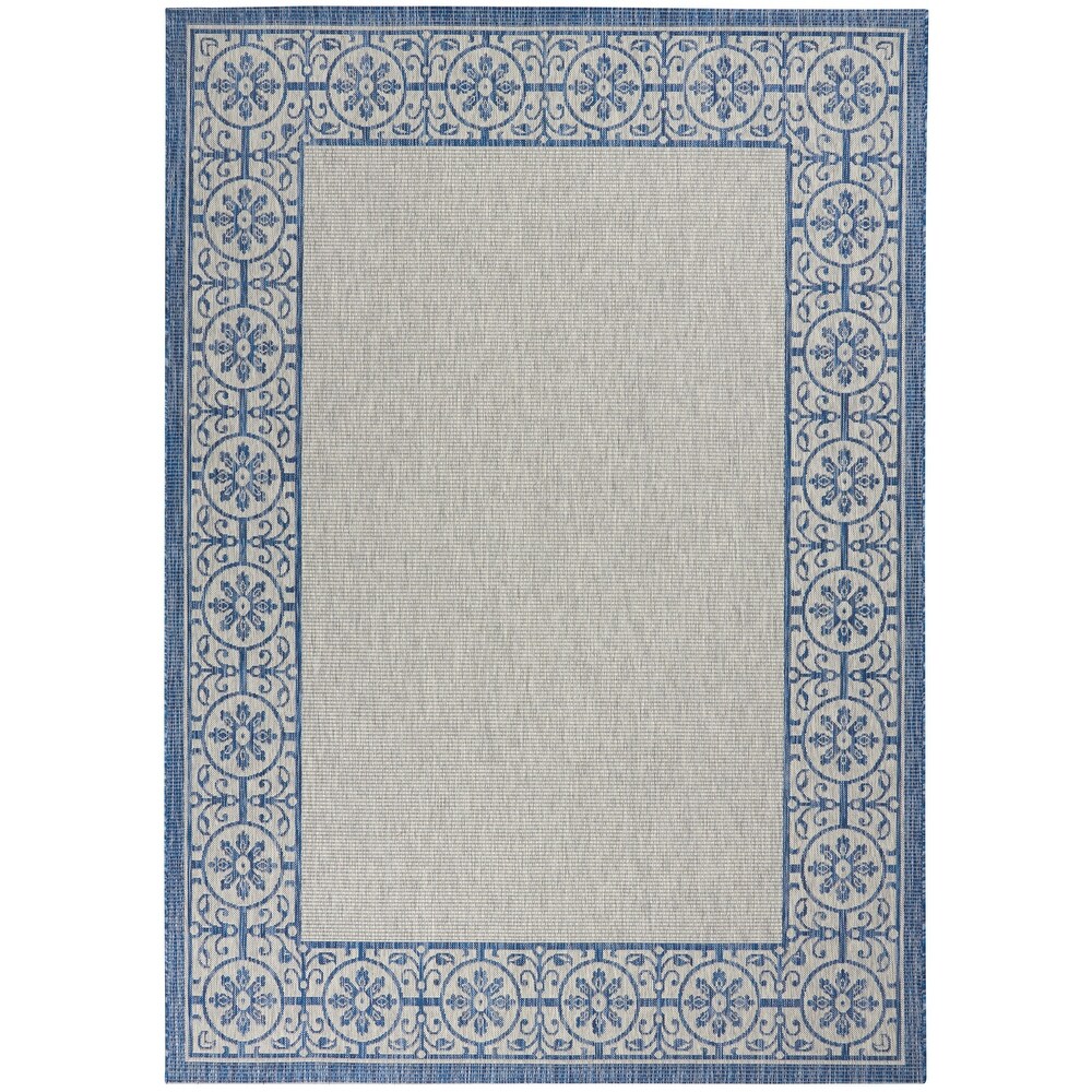 Nourison Garden Party Bordered Indoor/Outdoor Area Rug