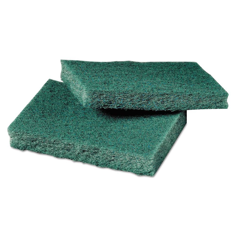 Scotch-Brite PROFESSIONAL 3 in. x 4-12 in. Green General Purpose Scrub Sponge Pad (40 per Box2-Boxes per Carton) MMM59166