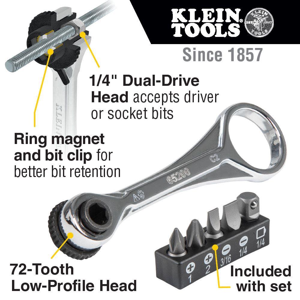 Slim-Profile Mini Ratchet Set 5-Pc