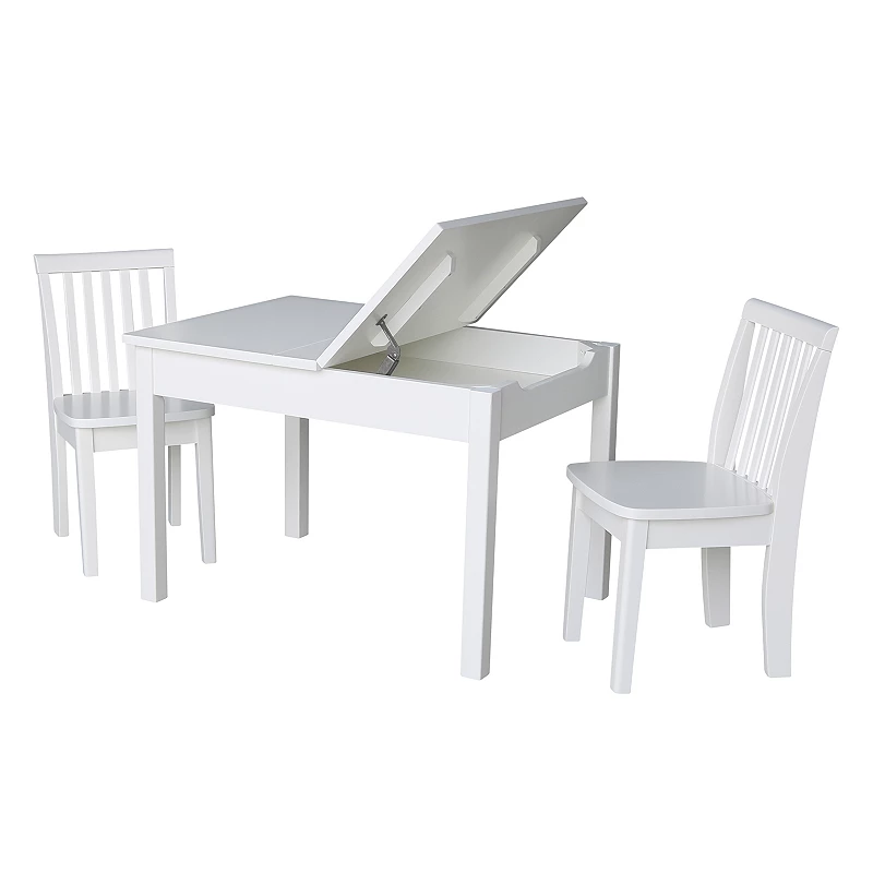 International Concepts Juvenile 3-piece Dining Table and Mission Chair Set