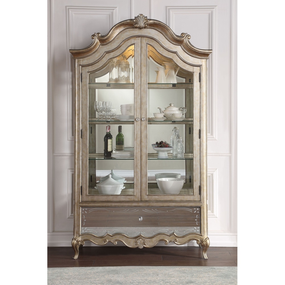 ACME Esteban Curio in Mirrored and Antique Champagne
