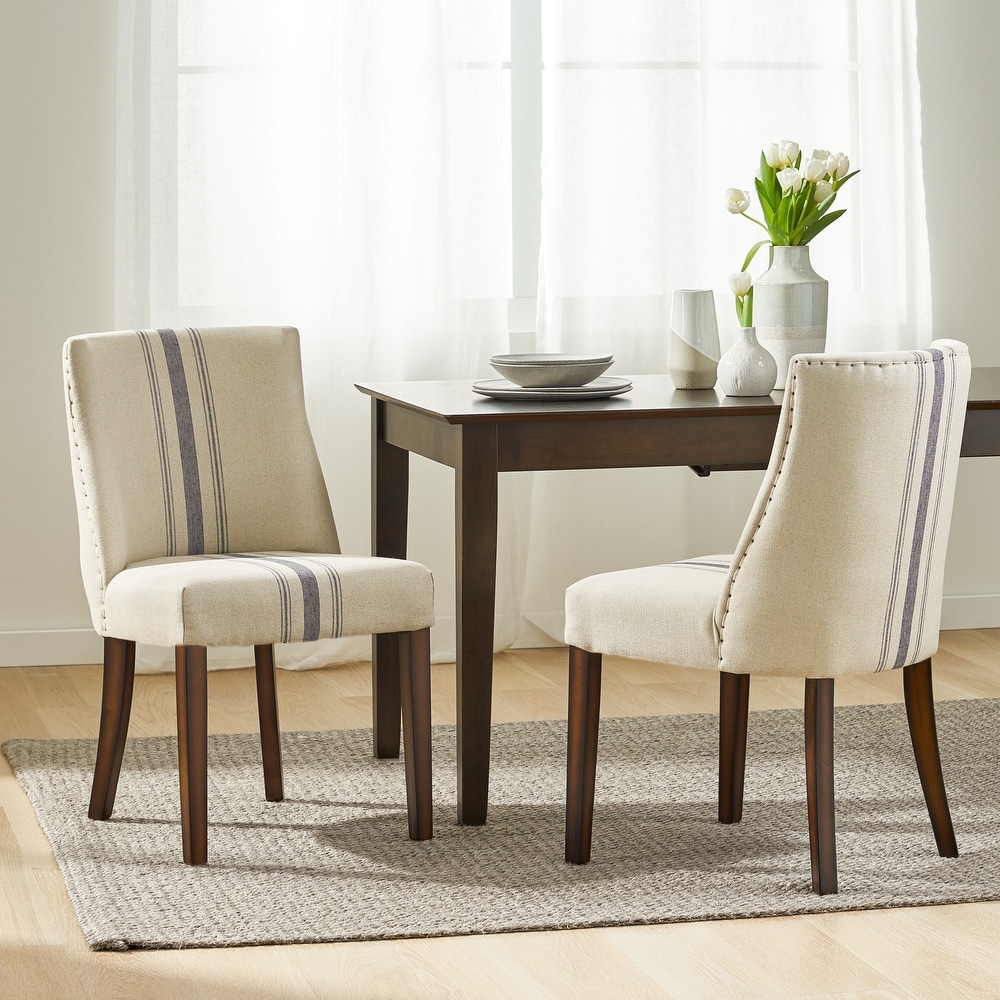 Harman Fabric Dining Chairs (Set of 2) by Christopher Knight Home