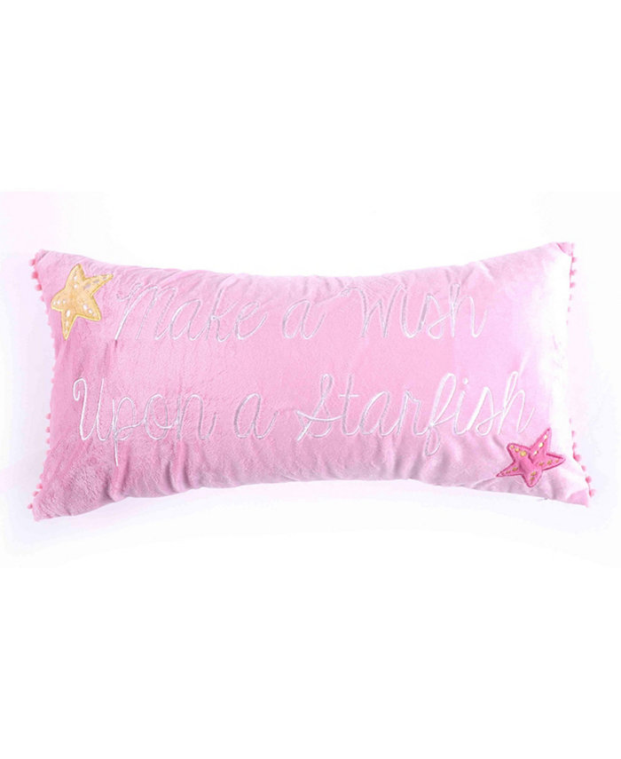 Levtex Marina Make A Wish Decorative Pillow， 12 x 24