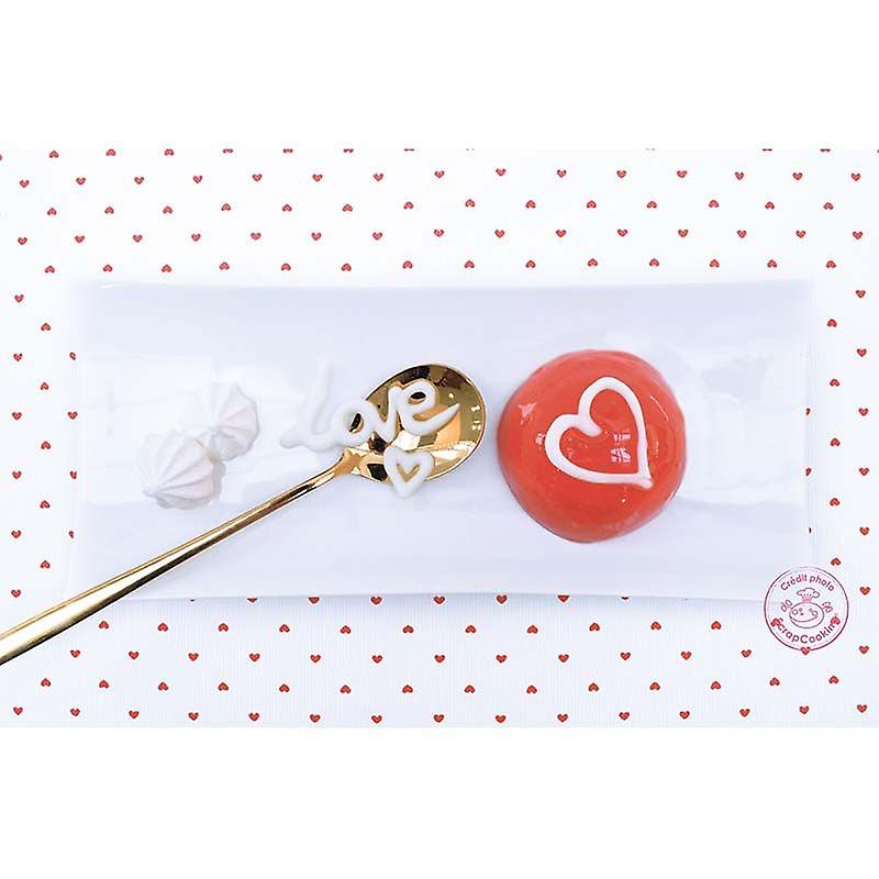 Ready to use mirror effect fruit flavour icing red 300 g