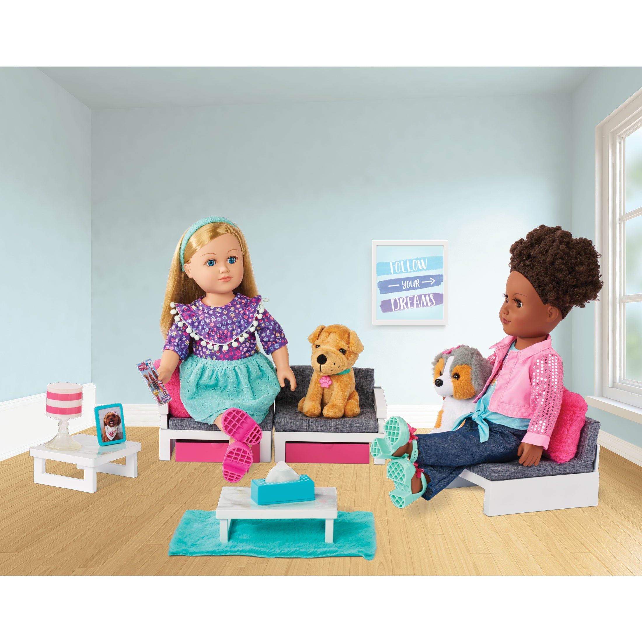 My Life As 15-Piece Living Room Play Set for 18 Inch Dolls