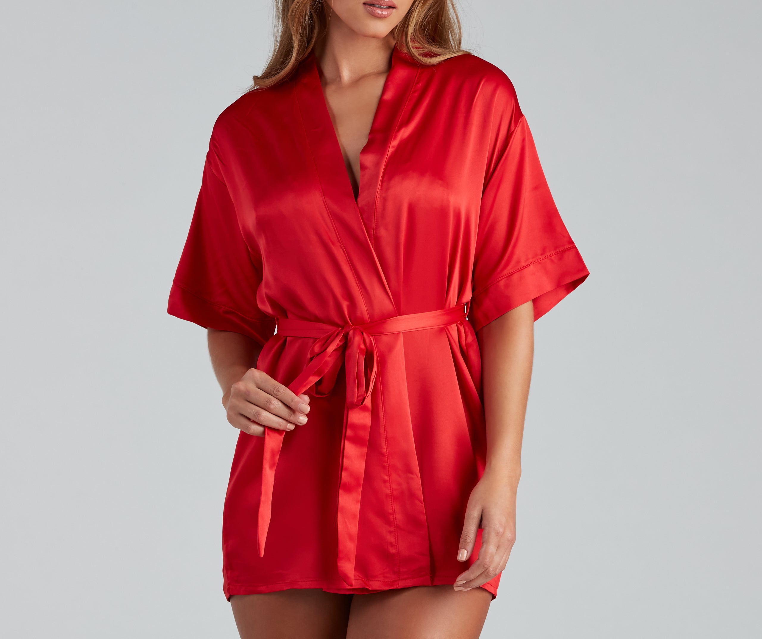 Sleek And Stunning Satin Robe