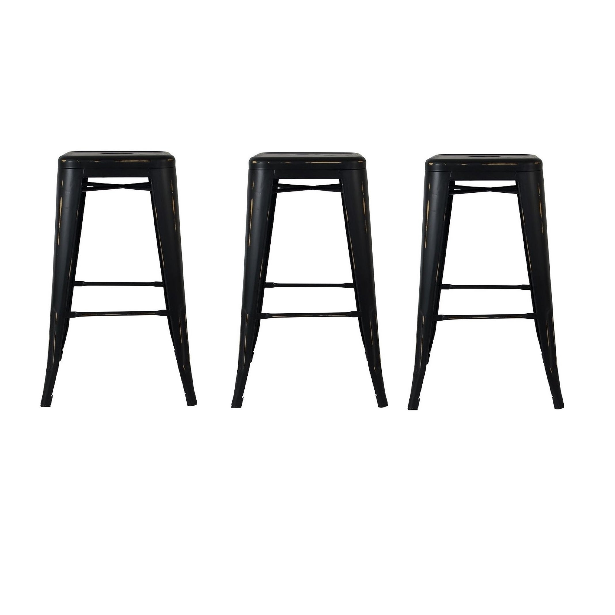 Metal Stool Antique (Set of 3) - 26