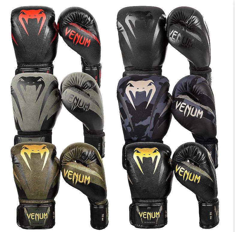 Venum impact boxing gloves black/black