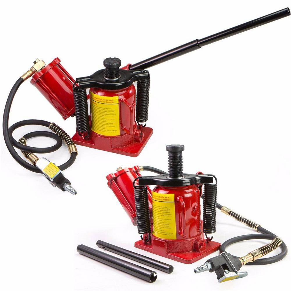 STARK USA 20-Ton Air Hydraulic Bottle Jack Manual 44092 lbs. Heavy-Duty Auto Truck RV Repair 50012