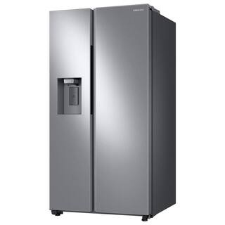  36 in. 27.4 cu. ft. Side by Side Refrigerator in Fingerprint-Resistant Stainless Steel Standard Depth RS27T5200SR