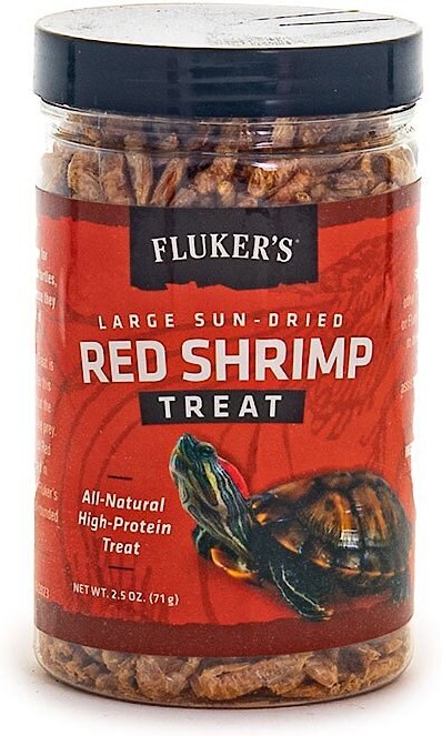 Fluker's Large Sun-Dried Red Shrimp Reptile Treat