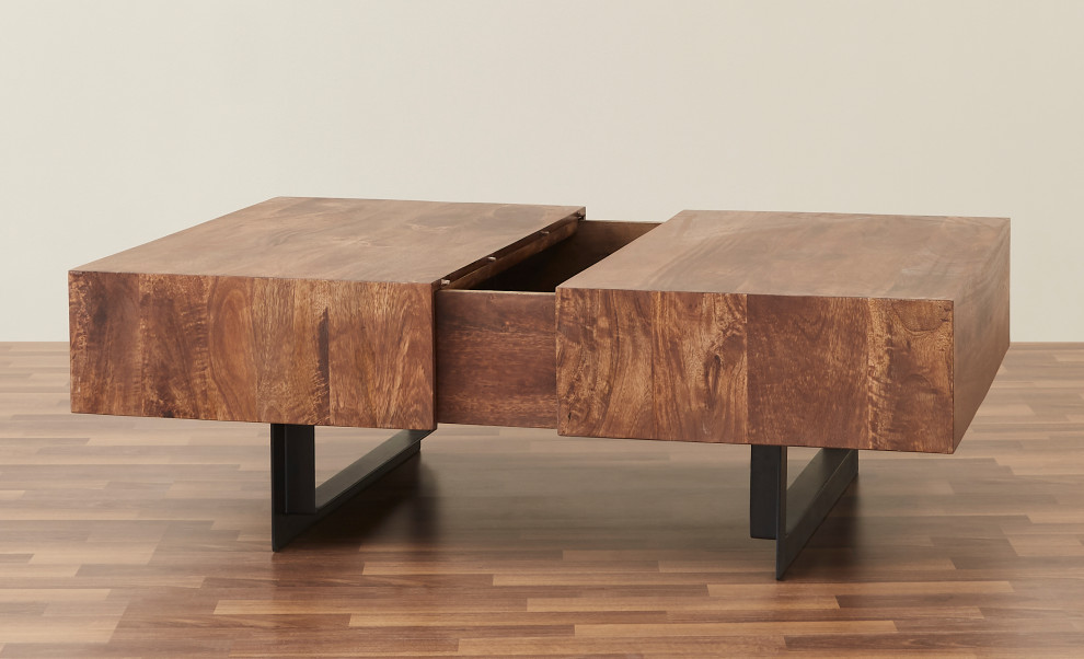 Glide Coffee Table   Industrial   Coffee Tables   by Oak Idea Corporation  Houzz