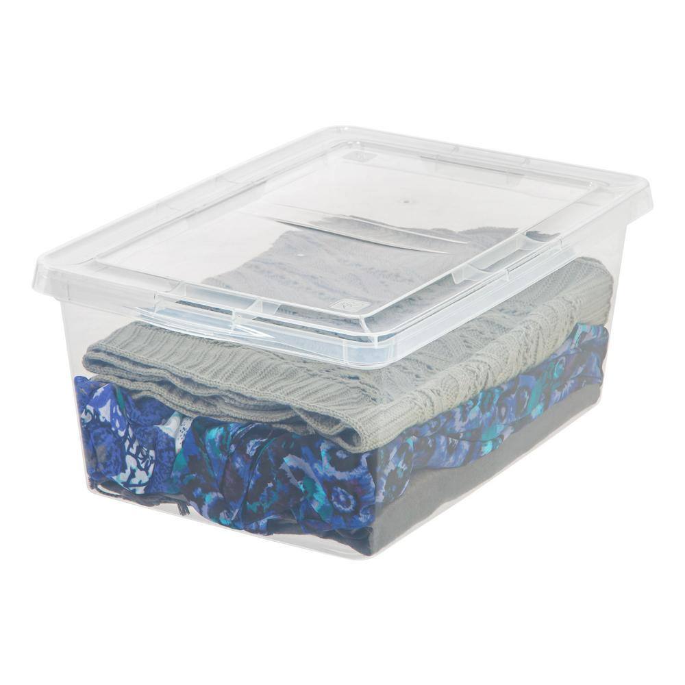 IRIS 17-Qt. Storage Box in Clear 200410