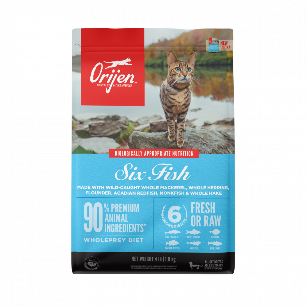 Grain Free Six Fish Dry Cat Food;