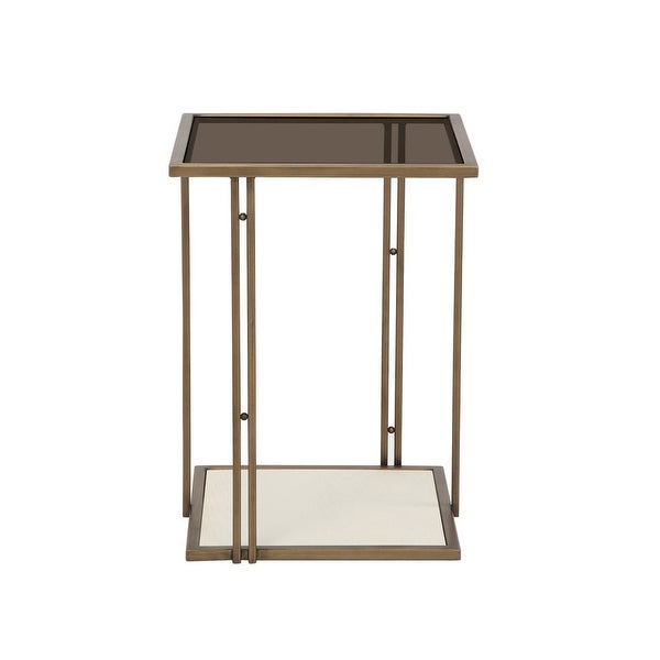 Emma Ash and Glass Side Table by Inspire Me! Home Decor