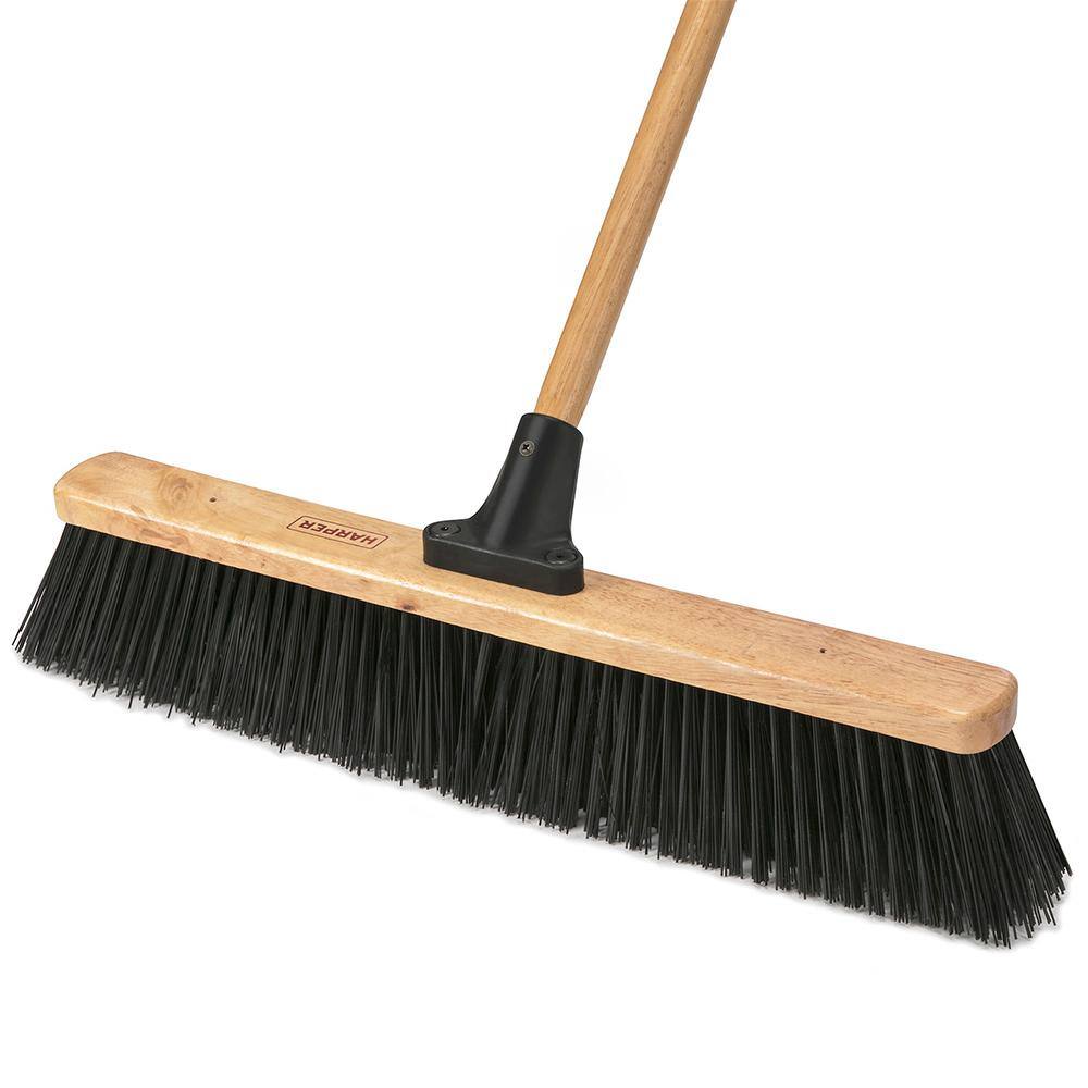 HARPER 24 in. Outdoor Heavy-Duty Push Broom 1435P1