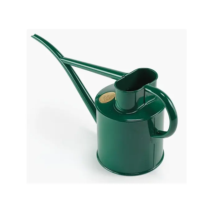 CLASSICAL STYLE STAINLESS STEEL GARDEN SUPPLIES WATERING CAN SIMPLE DESIGN METAL WATERING CAN GARDEN DECOR WATERING CAN