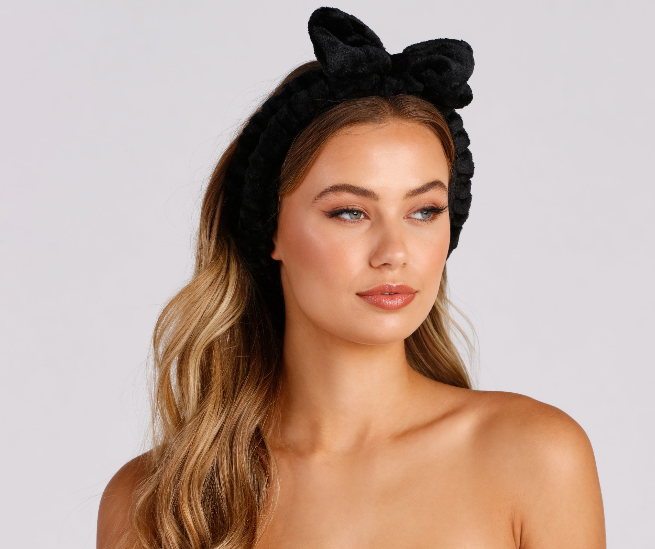 Lurella Plush Bow Tie Headband