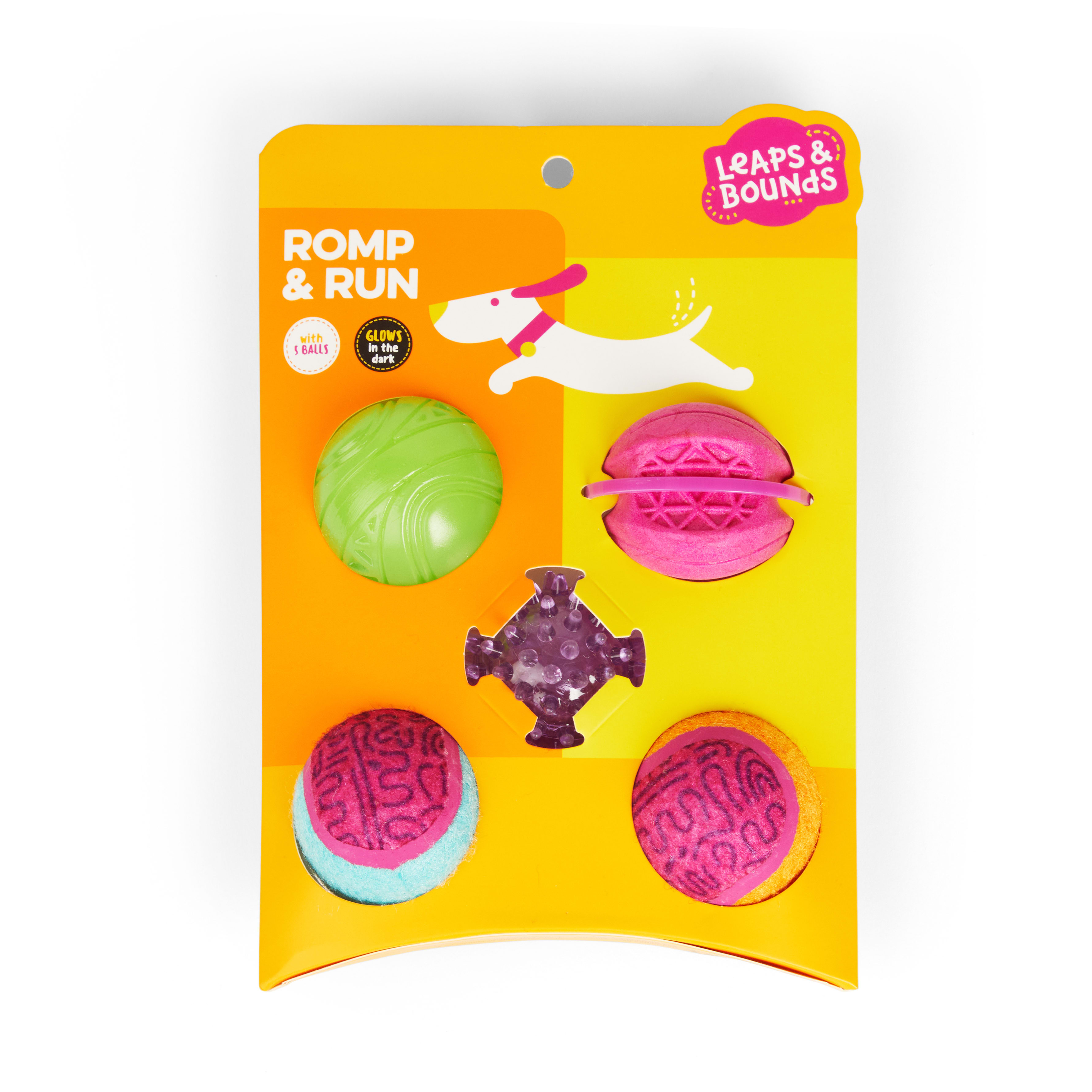 Leaps  Bounds X-Small Ball Pack Dog Toy