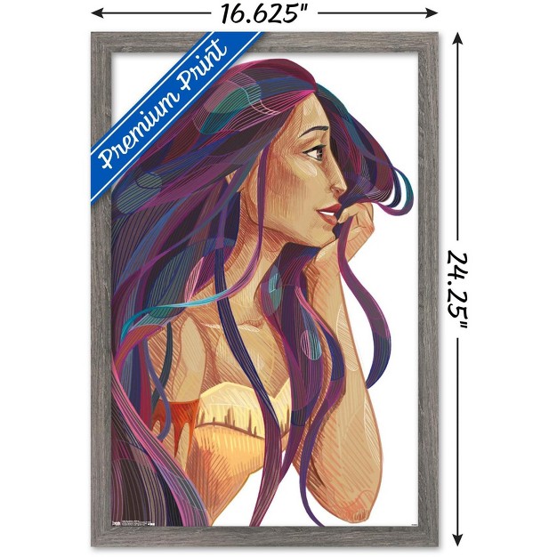 Trends International Disney Pocahontas Stylized Framed Wall Poster Prints