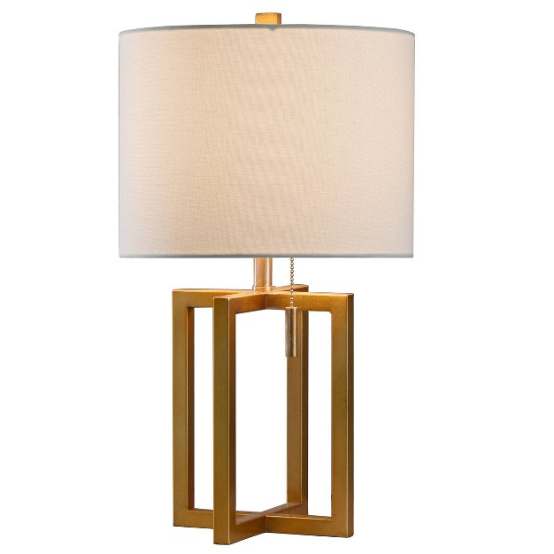 Marilou Table Lamp Gold Brussels Off white Stylecraft