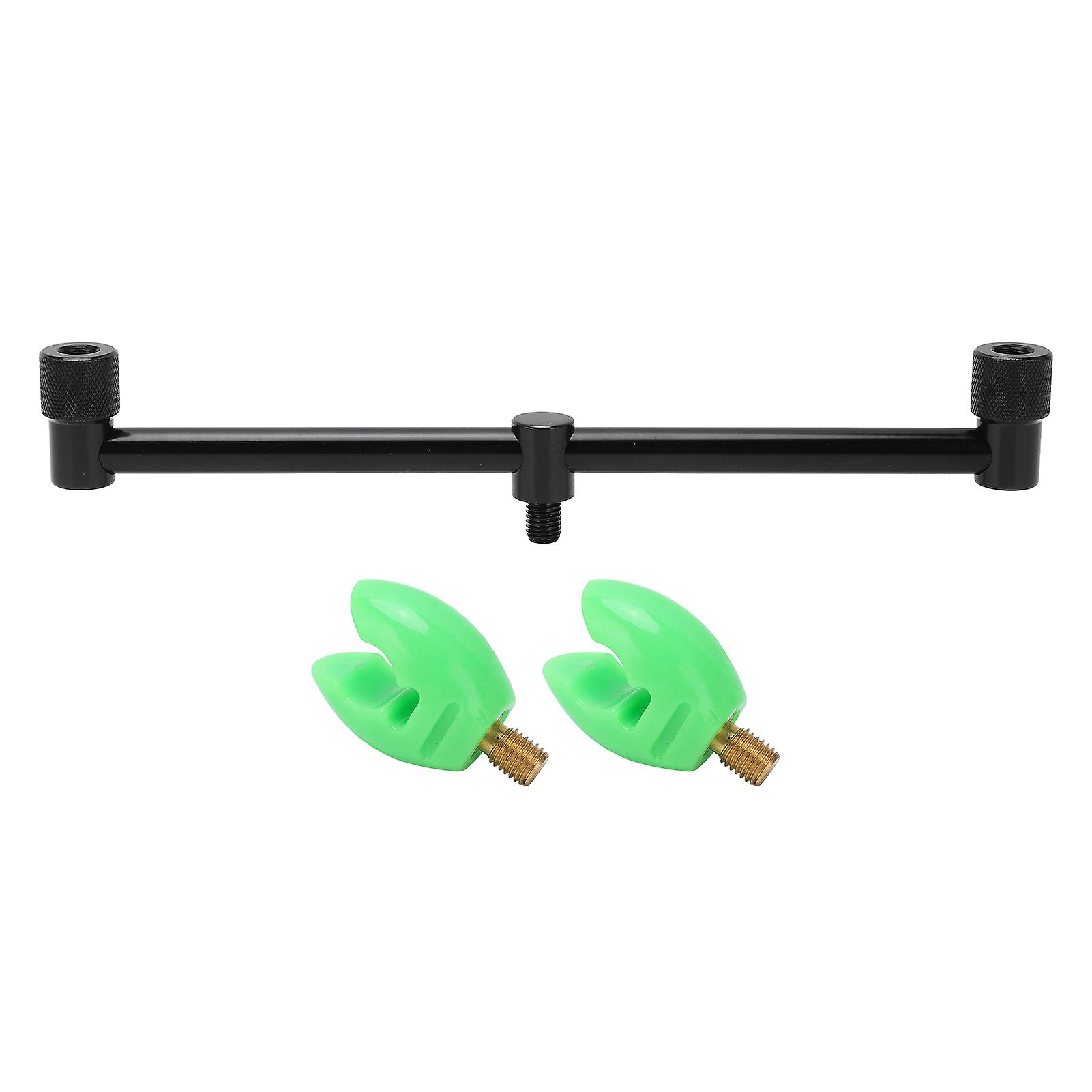 Fishing Rod Pod Stand Holder Durable Aluminium Alloy Compact Structure Wear Resistant Fishing Pole Pod Stand25cm Holder And 2 Heads