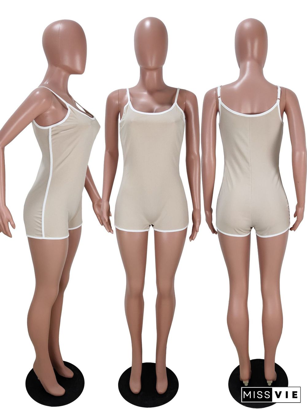 Casual Women Spaghetti Straps Sport Rompers