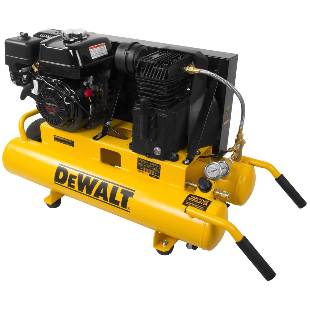 DEWALT 8-Gallon Portable 150-PSI Gas Twin Stack Air Compressor DXCMTB5590856 from DEWALT