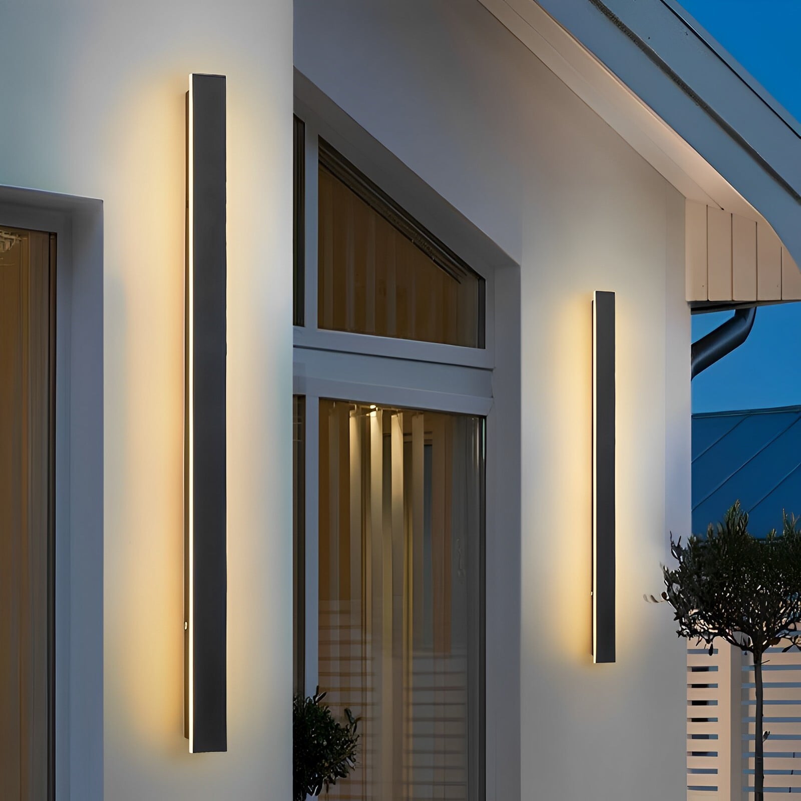 Censlighting Linear LED Outdoor Waterproof Wall Lamp IP67 Patio Hallway Lighting Garden Villa 3000K Lamp