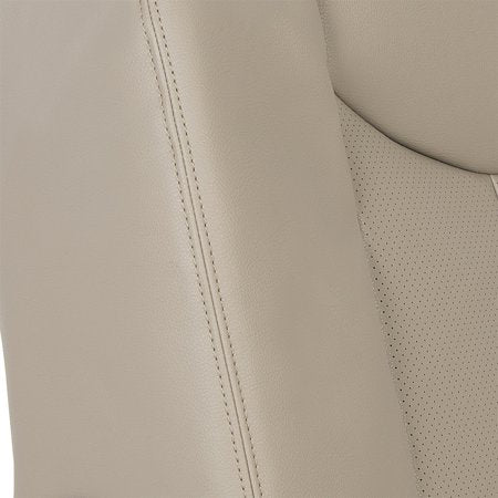 Kojem Driver Side Bottom Seat Cover for 2003 2004 2005 2006 Cadillac Escalade ESV EXT Tan Synthetic Leather 0306ESC152DRBT， 12510306SLNWPIT