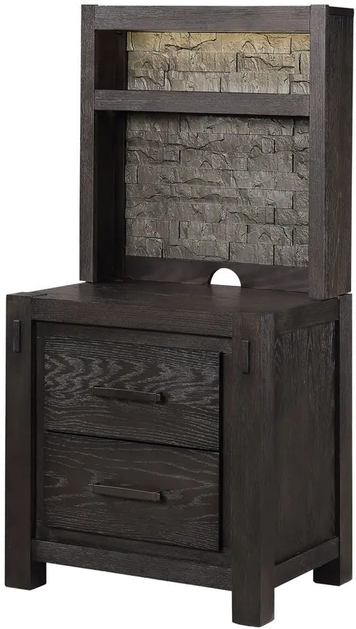 Canyon Rock Brown Nightstand