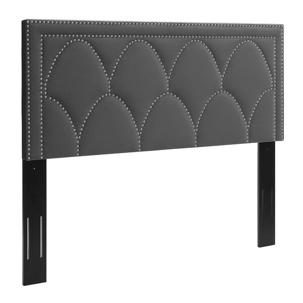 Greta Performance Velvet King/California King Headboard - - 36094440