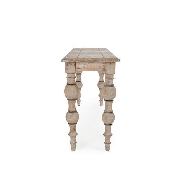 Blair Natural Beige Console Table by Kosas Home