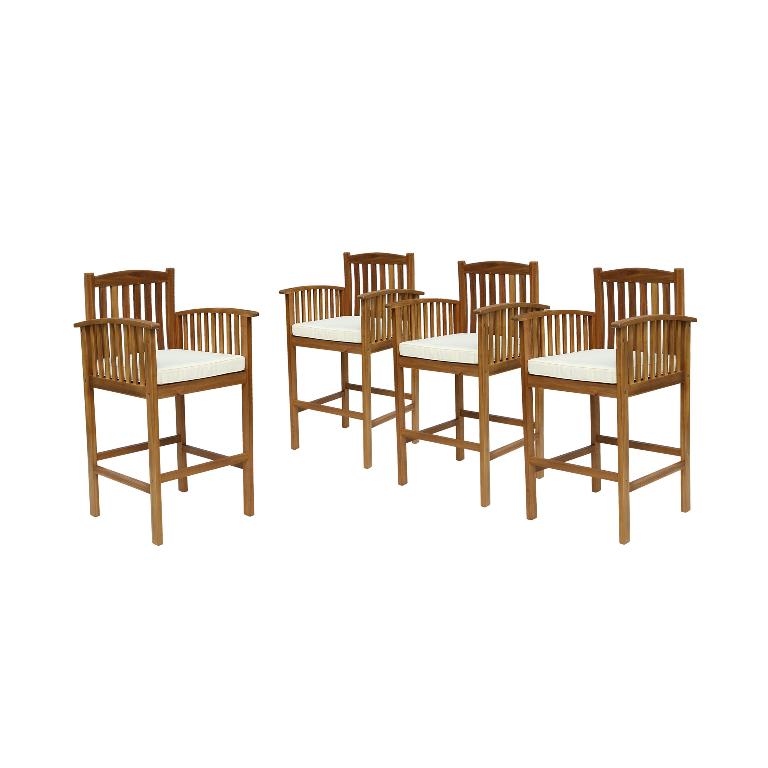 Gill Acacia Patio Bar Stools, 46