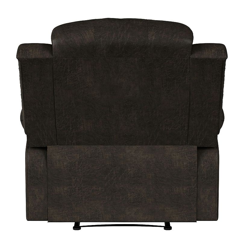 Relax-a-Lounger Dayton Plush Recliner Arm Chair