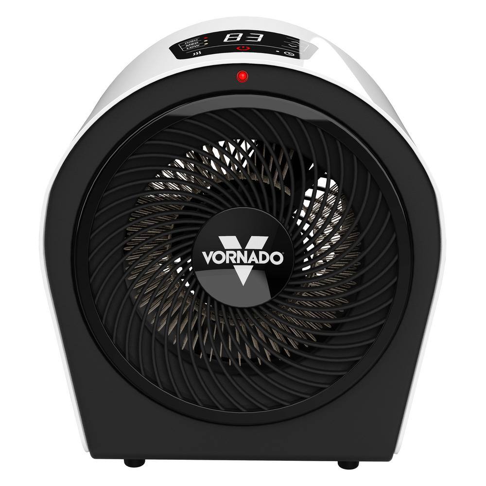 Vornado Velocity 3R 1500-Watt 5118 BTU Electric Whole Room Fan Space Heater with Timer in White EH1-0160-43